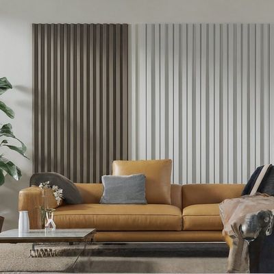 8mm Interlocking Pvc Wall Panel Outdoor High Heat Insulation White